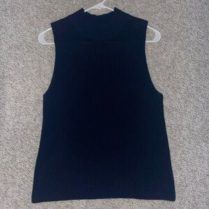 Dark Navy Turtleneck Sweater